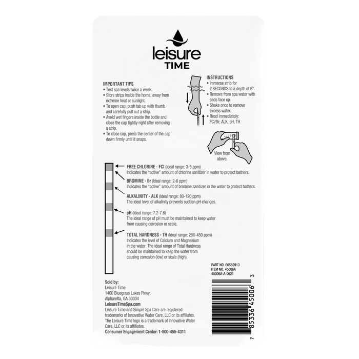 Leisure Time 5-Way Test Strips