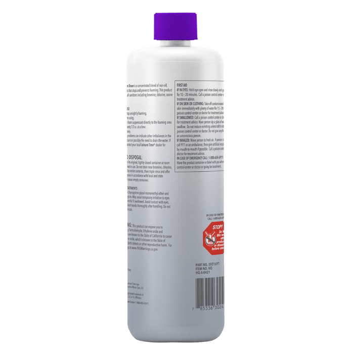 Leisure Time Foam Down - 32 Ounce