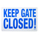Poolmaster Keep Gate Closed Sign 40316