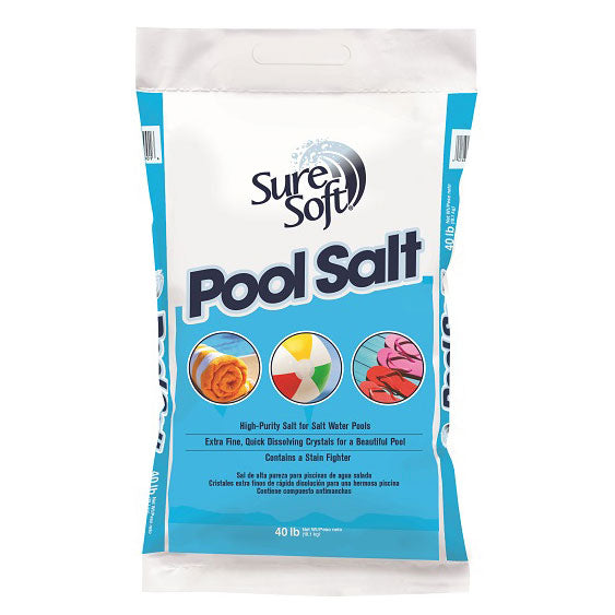 SureSoft Pool Salt 40 Lbs 35002 — Sunplay