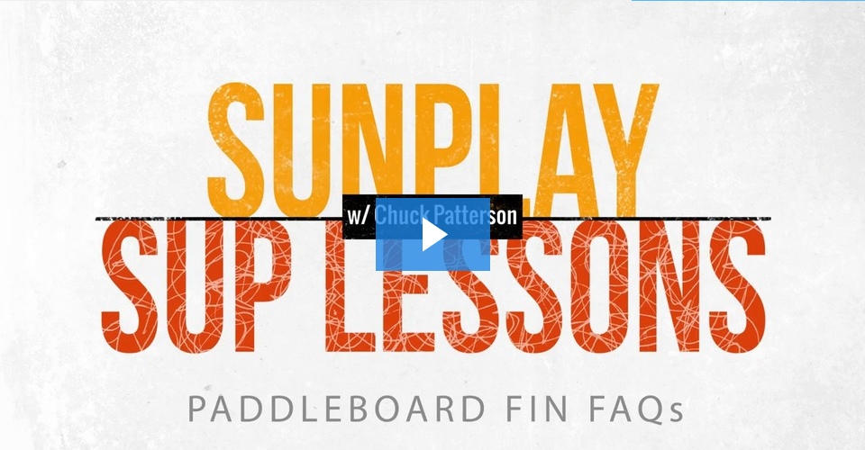 SUP Lessons: Stand Up Paddleboard Fin Placement