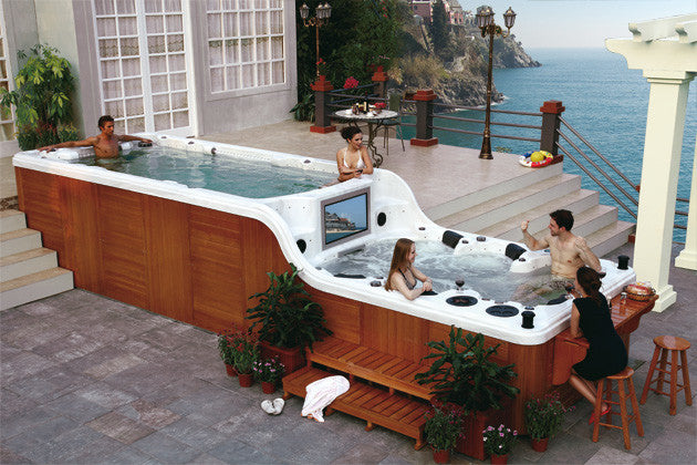 The Ultimate Hot Tub: Swim Spa Luxema 8000