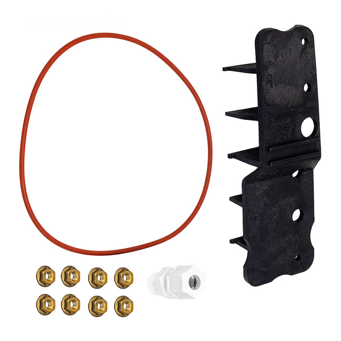 Raypak Inlet/Outlet Header Complete 011594F