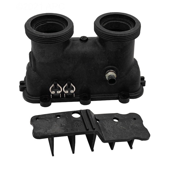 Raypak Inlet/Outlet Header Complete 015547F