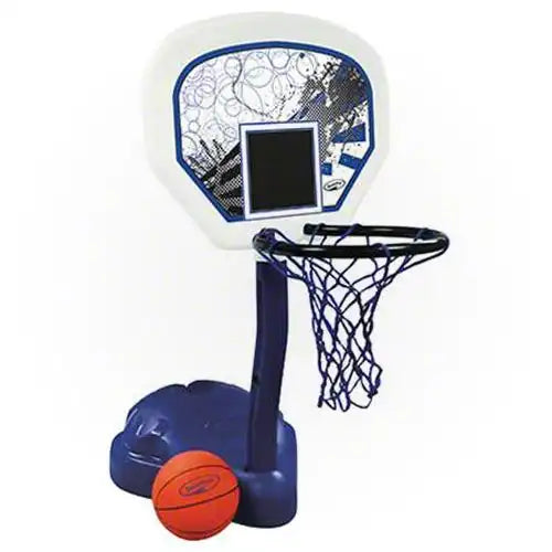 Children's basketball hoop set with a ball on a white background