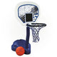 Children's basketball hoop set with a ball on a white background
