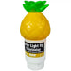 Pineapple-shaped solar light-up chlorinator on a white background