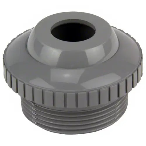 Gray plastic fitting on a white background