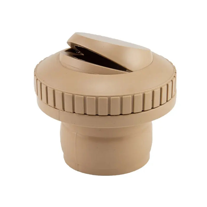 Beige garden sprinkler head on a white background