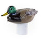Duck decoy on a white background