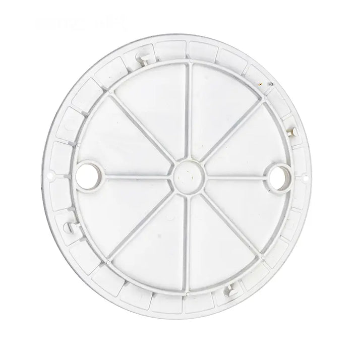 White round ceiling mount on a white background