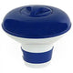 Blue and white pool light on a white background