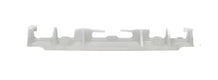 White plastic component on a white background