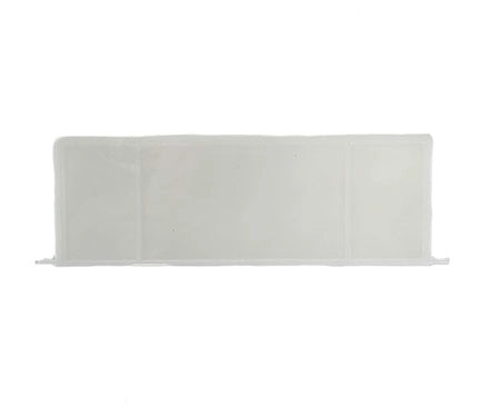 Rectangular white bath mat on a white background