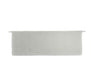 Rectangular white object on a white background