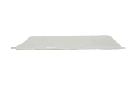 White rectangular object on a white background