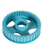 Blue gear on a white background
