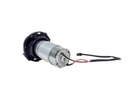 Motor with wiring on a white background