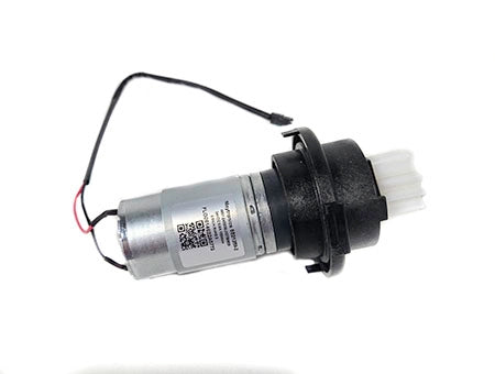 Motor with black brush on a white background