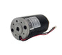 Mechanical component with wiring on a white background