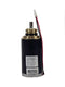 Mechanical component with black casing, brass fitting, and red wire on a white background