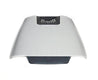 White and gray roof vent on a white background