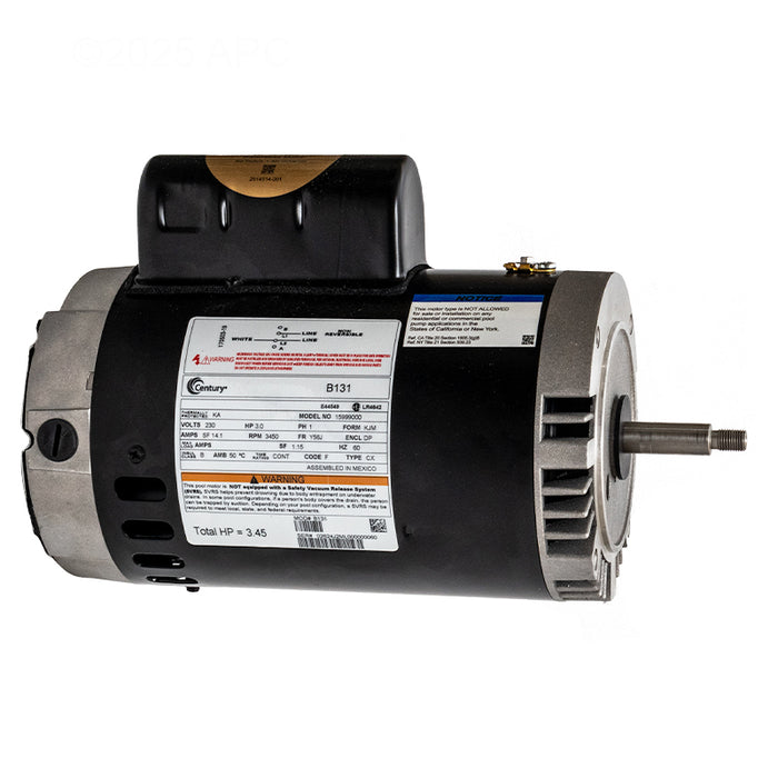 Century Centurion Series 3 HP, P56J Frame Motor B131