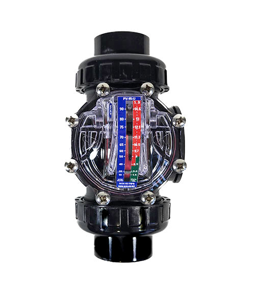 FlowVis Flow Meter 1.5" - Union Valve Body