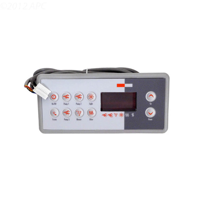 Gecko TSC-8-10K-GE1 Control Panel 0201-007153