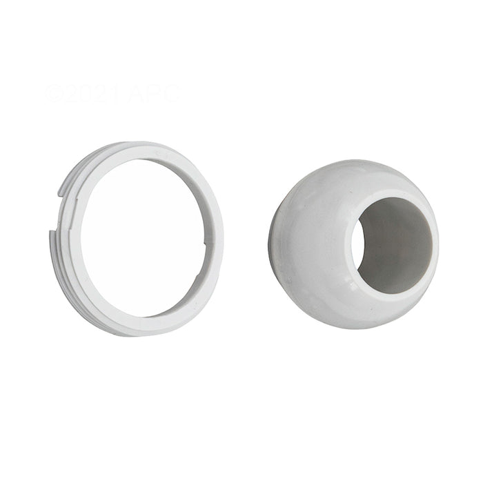 Balboa Eyeball and Retaining Ring 10-3808WHT