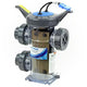 Pool filter pump with 'Oscard' branding on a white background