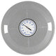 Round gray filter with a Pentair brand dial on a white background
