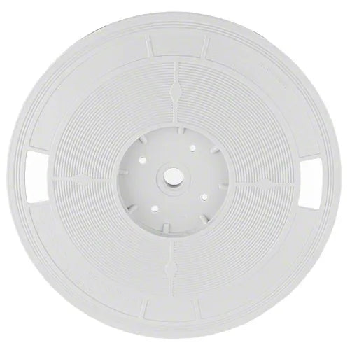 White plastic reel on a white background