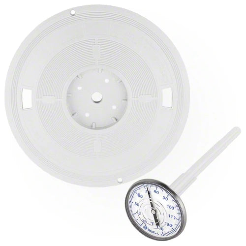 Pentair Bermuda Skimmer Lid With Thermometer L6W - White