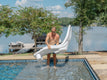 TenJam Laylo Lounger with 4" Risers - Yellow