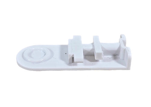White kitchen knife sharpener on a white background