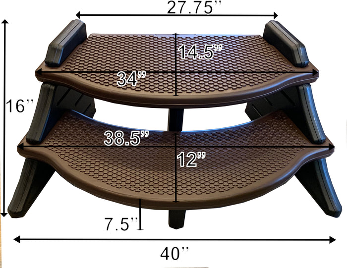 Confer Plastics Edge Spa Step