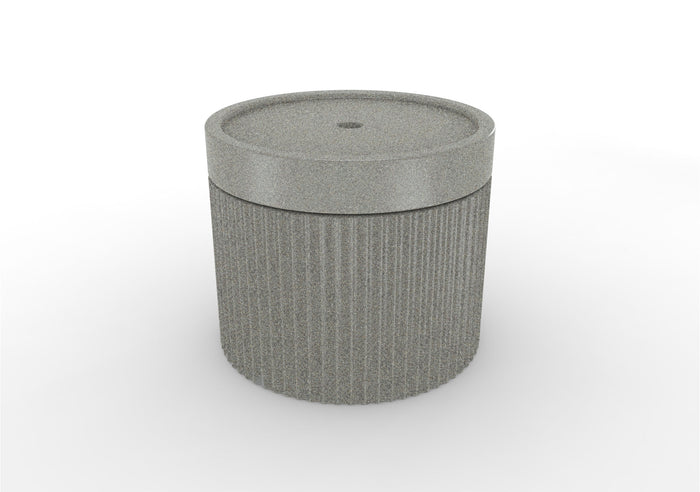 TenJam Ripple Wide Table - River Rock