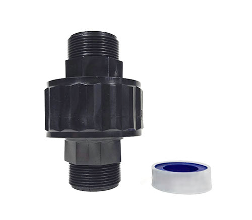 Pool-Union 1-1/2 Zoll Für Hayward Filter – Schwarz, Selbstausrichtend – Ersatzteil Für Poolpumpe