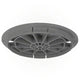 Gray ceiling light fixture on a white background