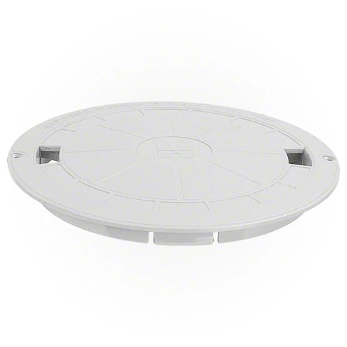 White round ceiling light fixture on a white background