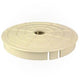 Beige plastic component on a white background