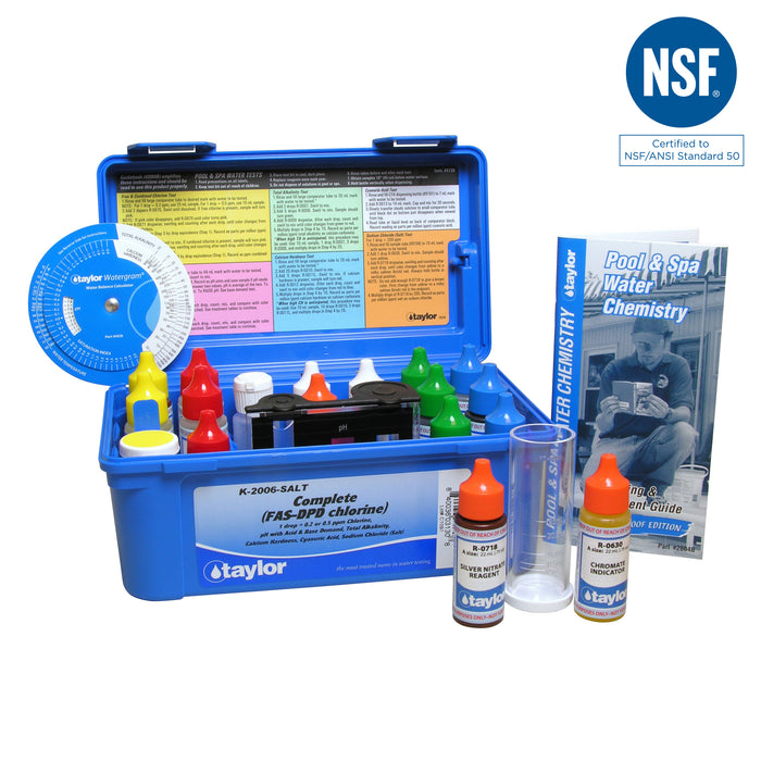 Taylor Testing Ranges Sheet Taylor Test Kit K-2006-SALT | Taylor K-2006-SALT — Sunplay
