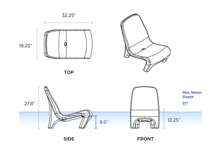TenJam Freelo Chair - Gray Granite
