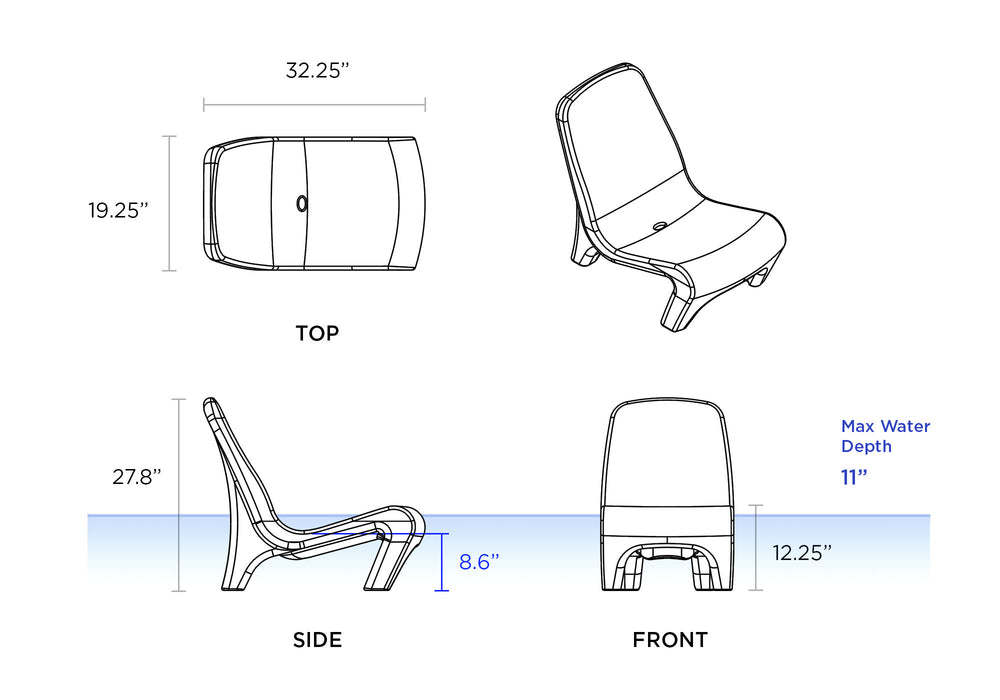 TenJam Freelo Chair - Gray Granite