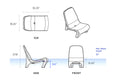 TenJam Freelo Chair - Gray Granite