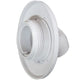 White plastic fitting on a white background