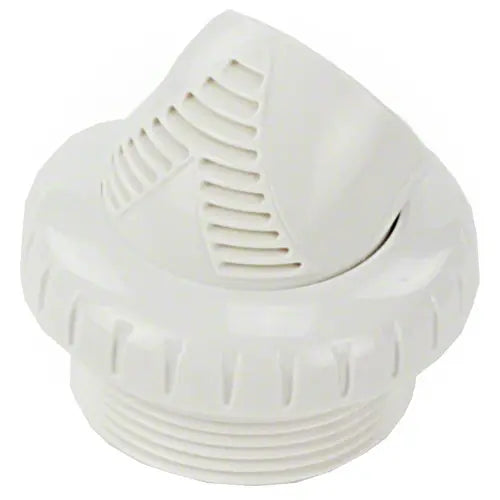 White smoke detector on a white background
