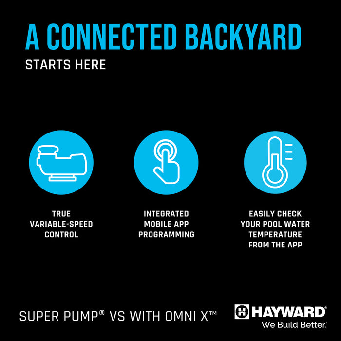 Hayward Super Pump VS 615 OL With OmniX W3VSP26615