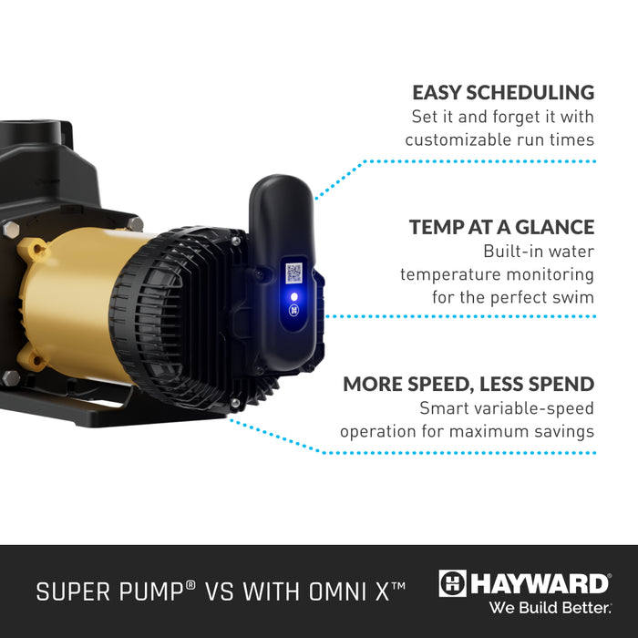 Hayward Super Pump VS 615 OL With OmniX W3VSP26615